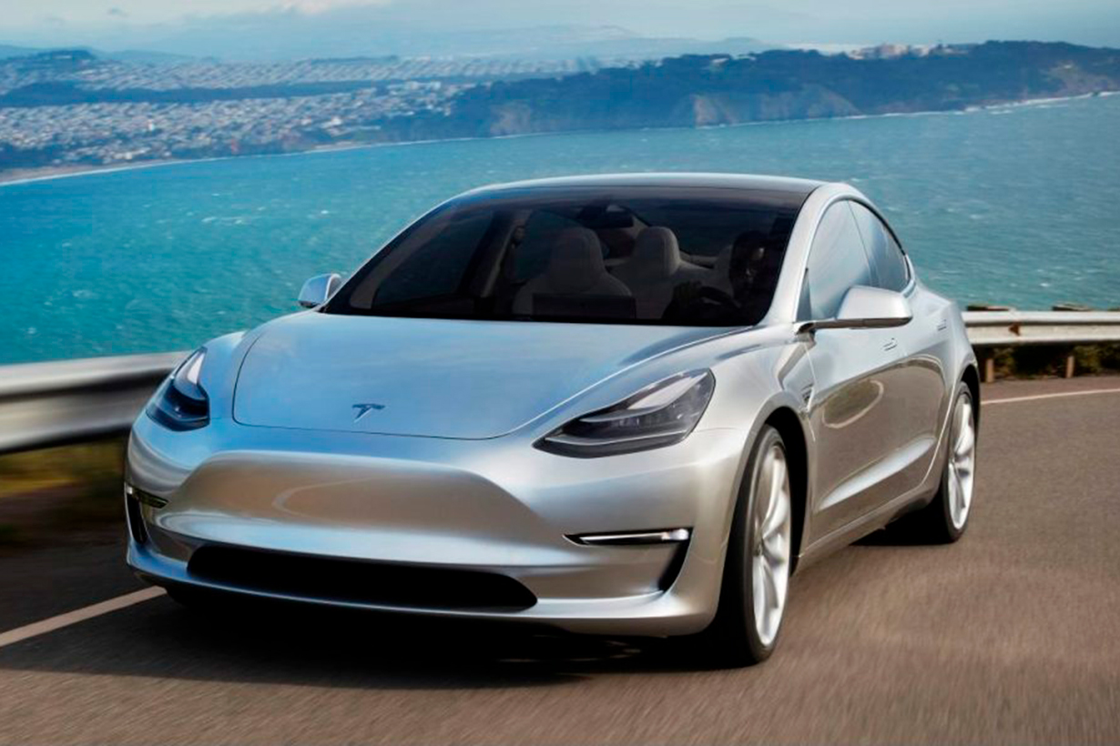 Tesla model self deals driving