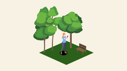Girl in Park Girl in Park