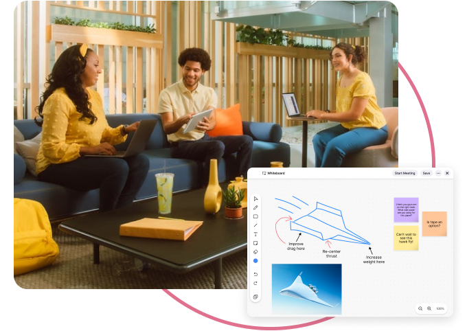 Team of people in a meeting