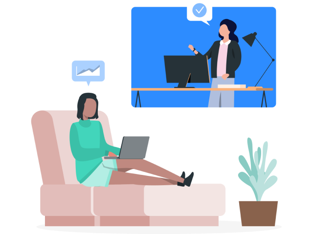 Figure on couch and laptop Figure on couch and laptop