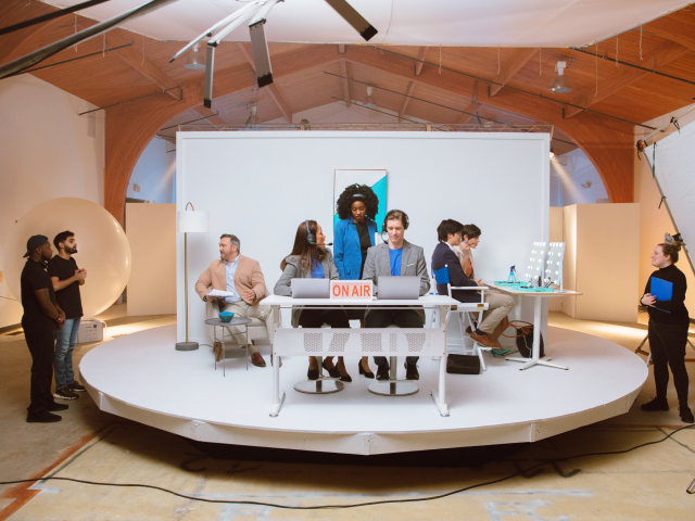 How To Create A Webinar Video recording production set